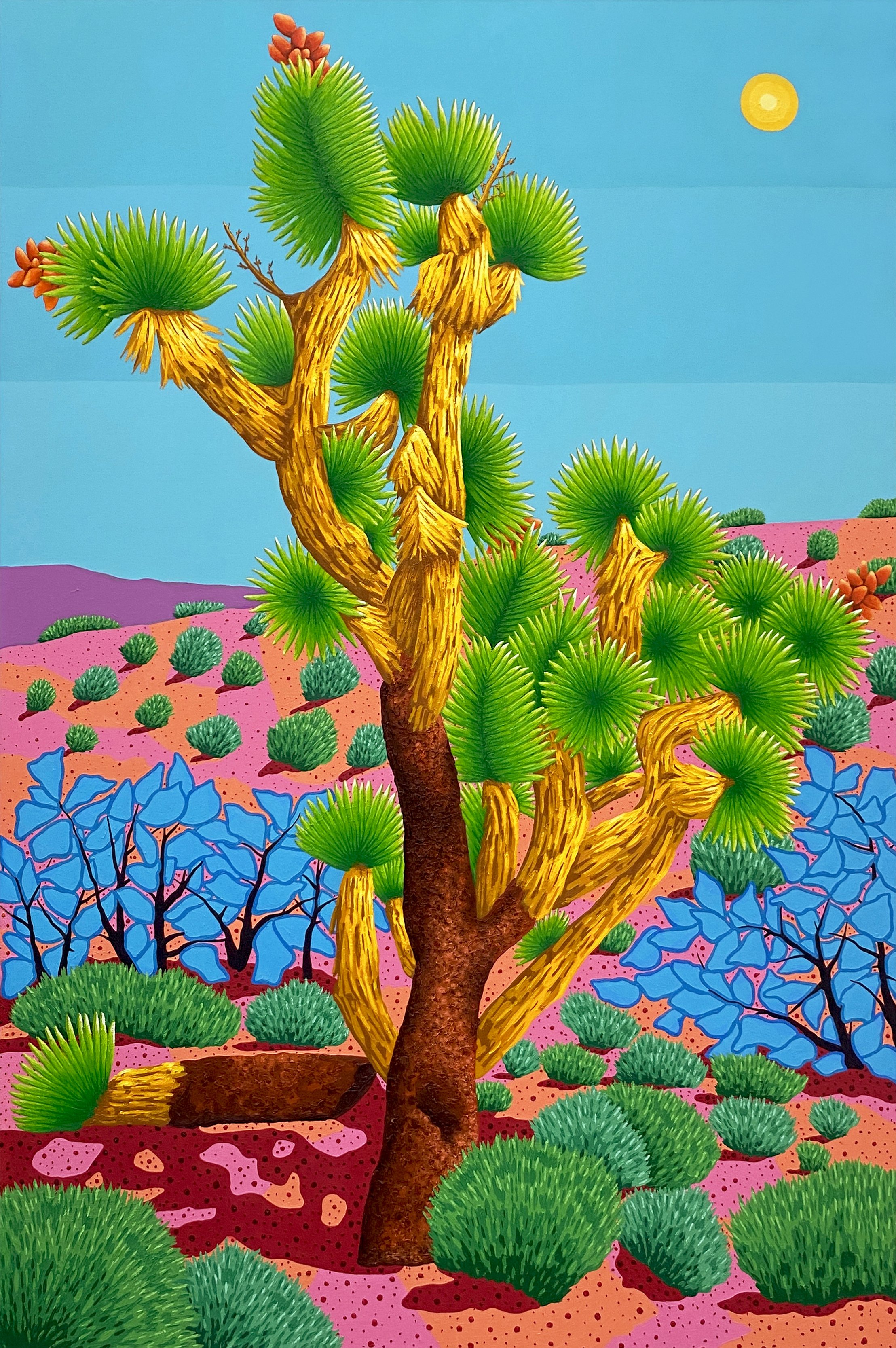 The Ancient Present - Oil on canvas - 60 x 40 inches / 152.4 x 101.6 cm - 2026 - SOLD