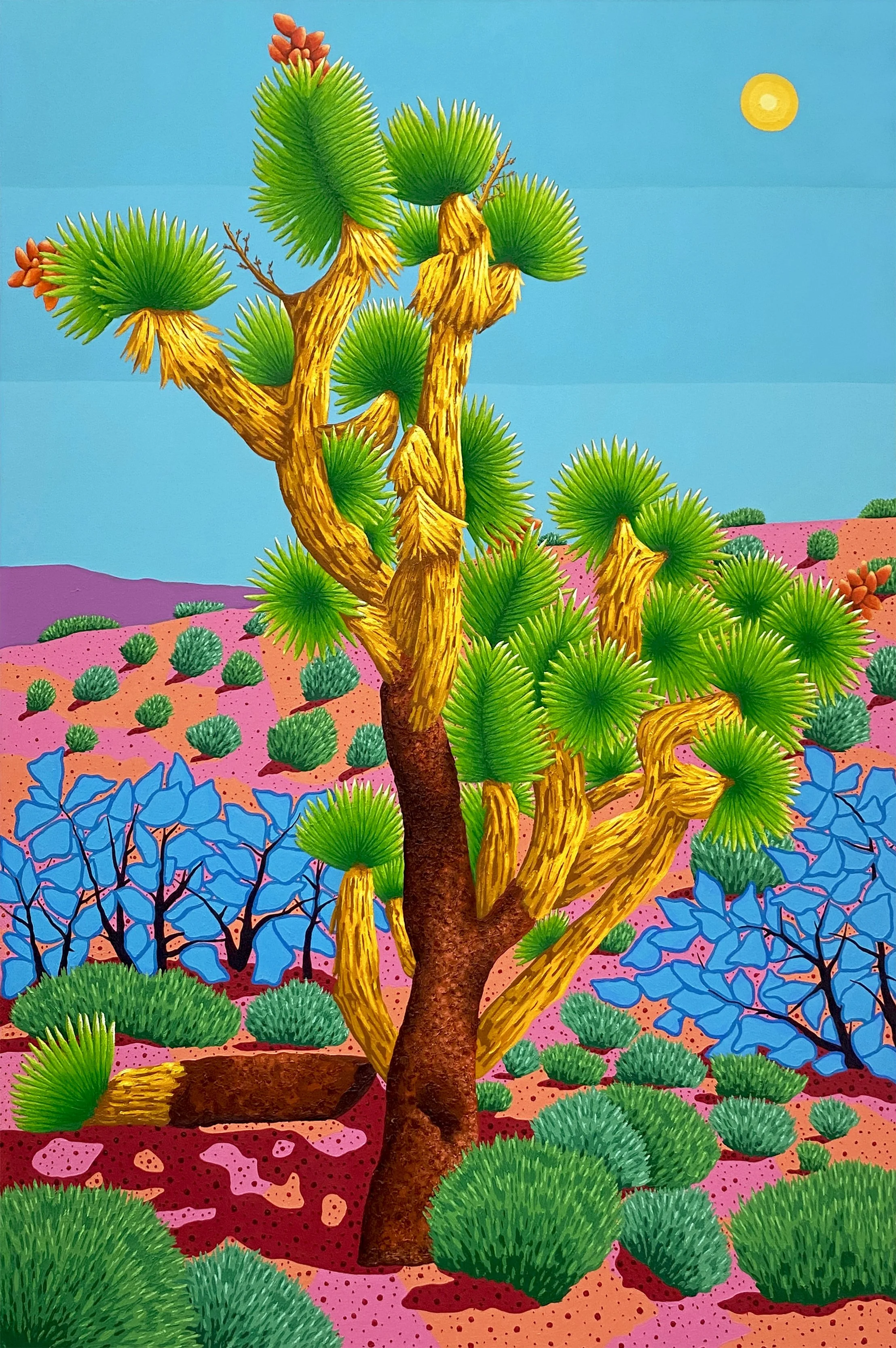 The Ancient Present - Oil on canvas - 60 x 40 inches / 152.4 x 101.6 cm - 2026 - SOLD