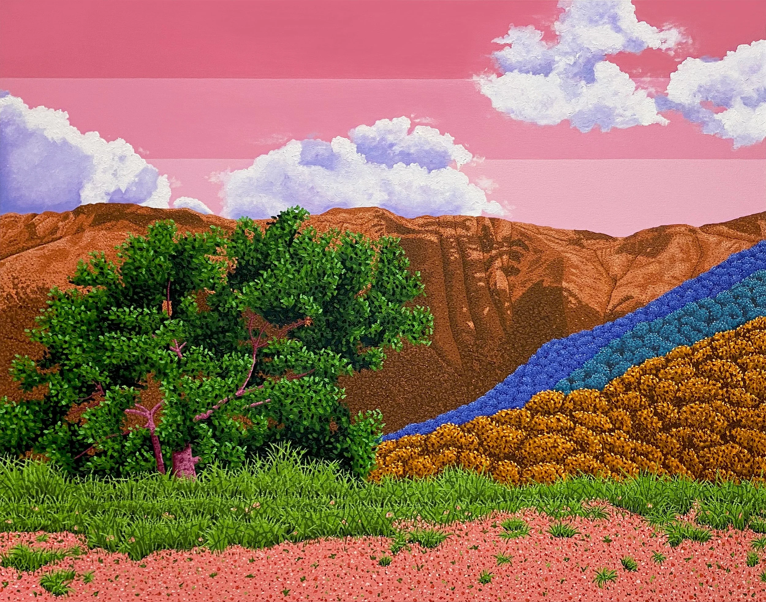 When All Becomes One - Oil on canvas - 38 x 48 inches / 96.5 x 121.9 cm - 2025