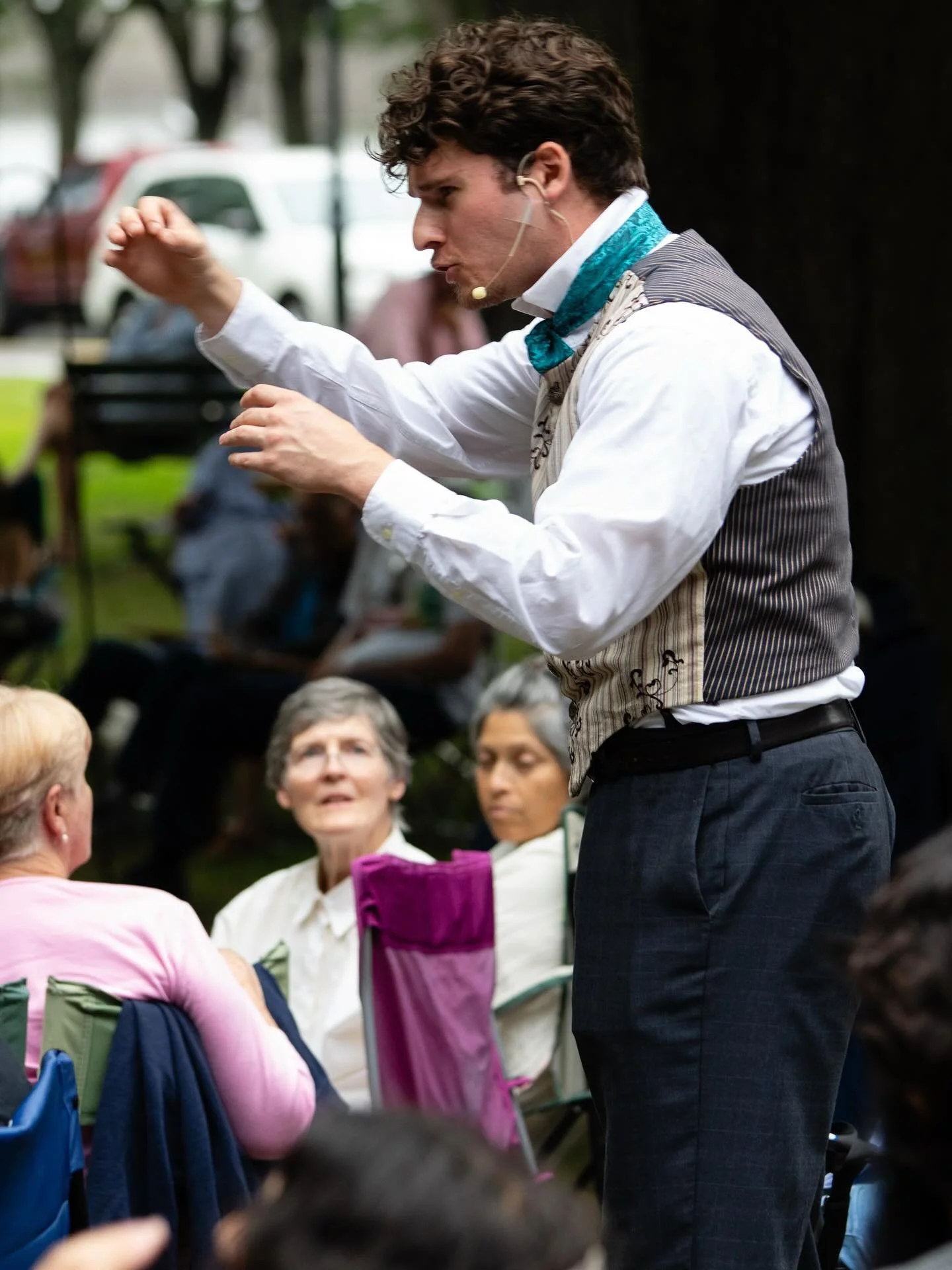 Thanks to everyone who came out in the questionable weather last night! 🌧️ When the rain started we moved indoors for a beautiful lantern light show in the Keeney ballroom. Big shout out to our crew, who masterfully pulled off this move, and to our 