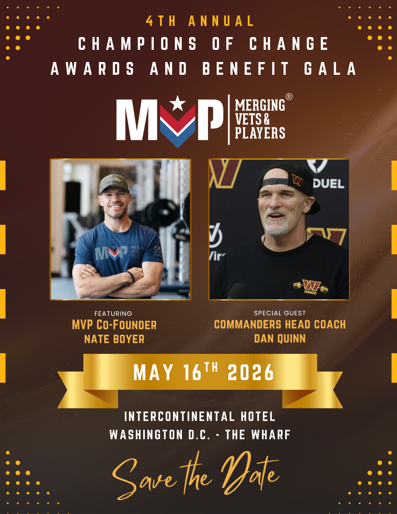 Save The Date - 4th Annual Champions of Change Awards and Benefit Gala