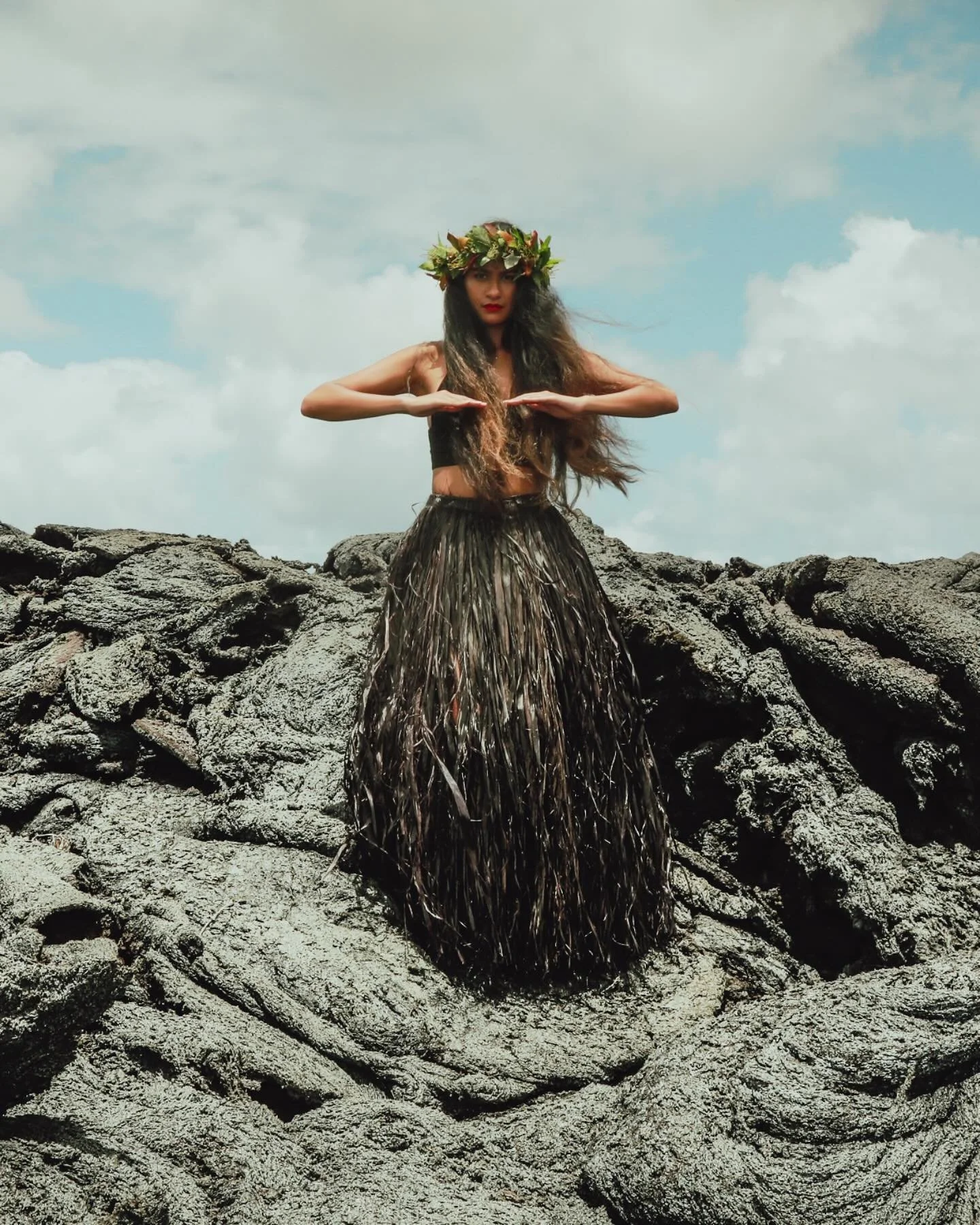 Pele&rsquo;s Blood Moon Lunar Eclipse visit was a time to purge the old.  Old skin that is time, past time, to leave behind and move on to new and more conscious ways of being. 

We went to the crater&rsquo;s edge and said our chants.  And sang our s