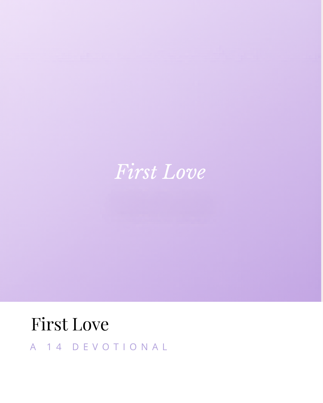 FIRST LOVE