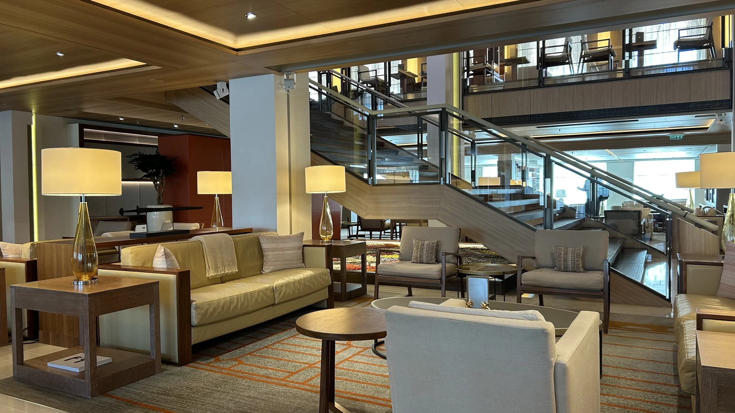 The Viking Sky Lobby