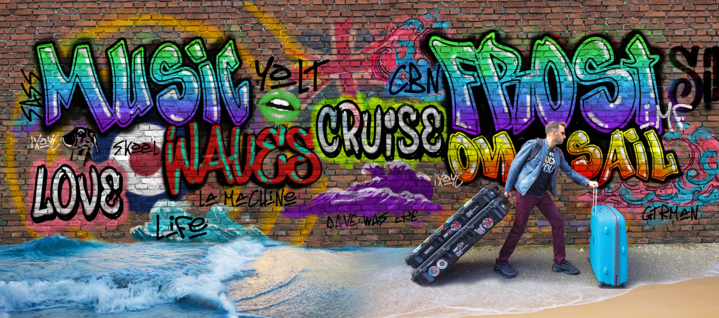 Sleeve artwork for "Frost On Sail" a CD by Ian Michael Frost