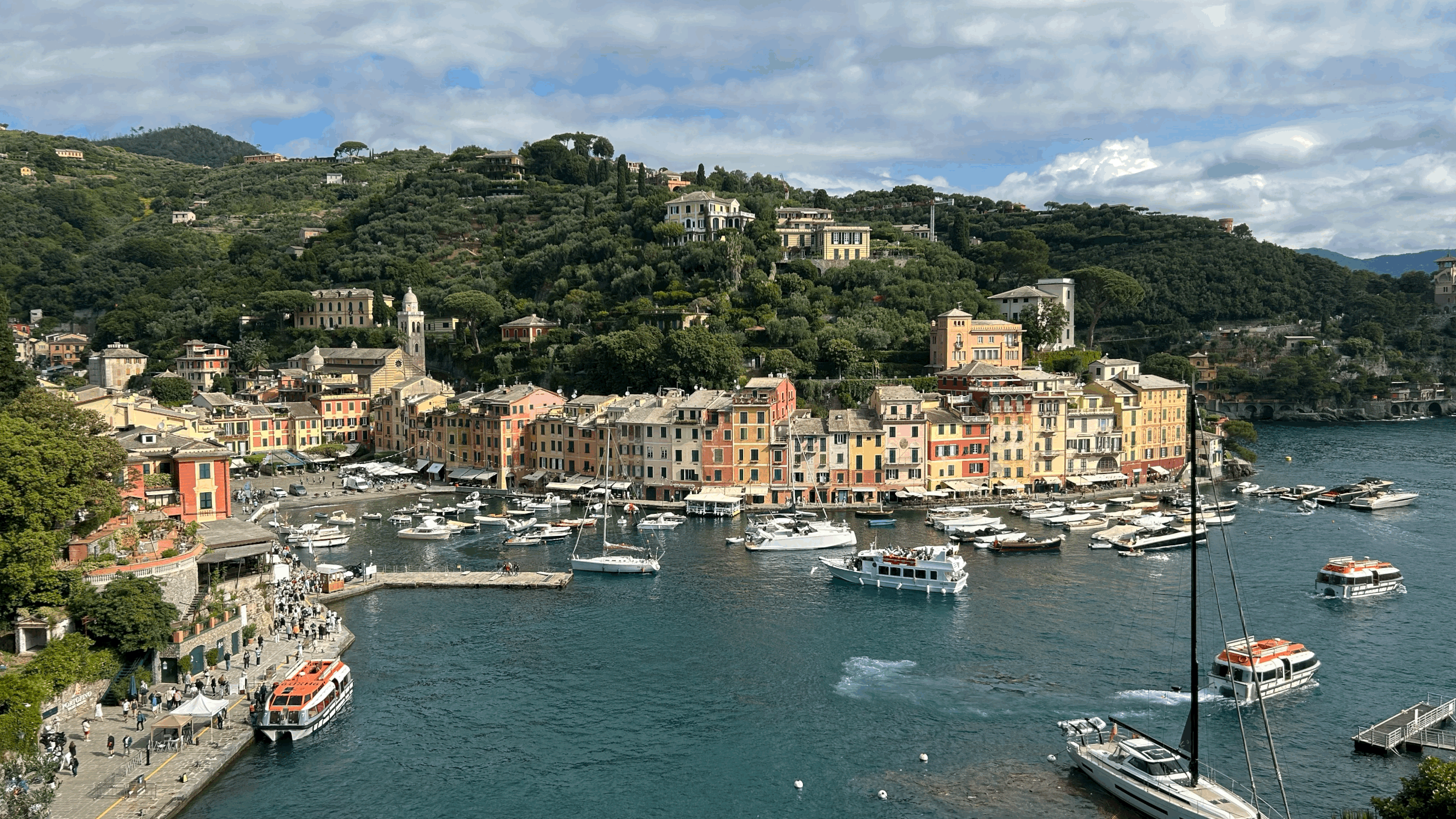 Travelling the world to Portofino