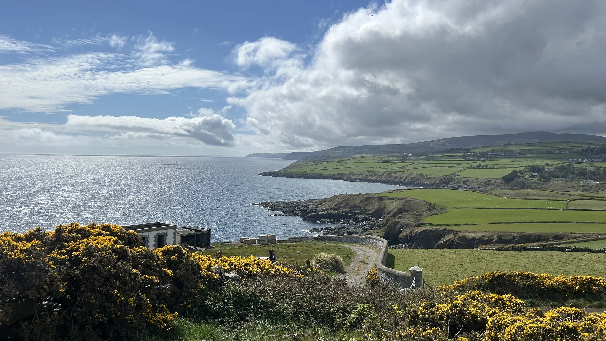 A view how to see of the North coast of the Isle of Man