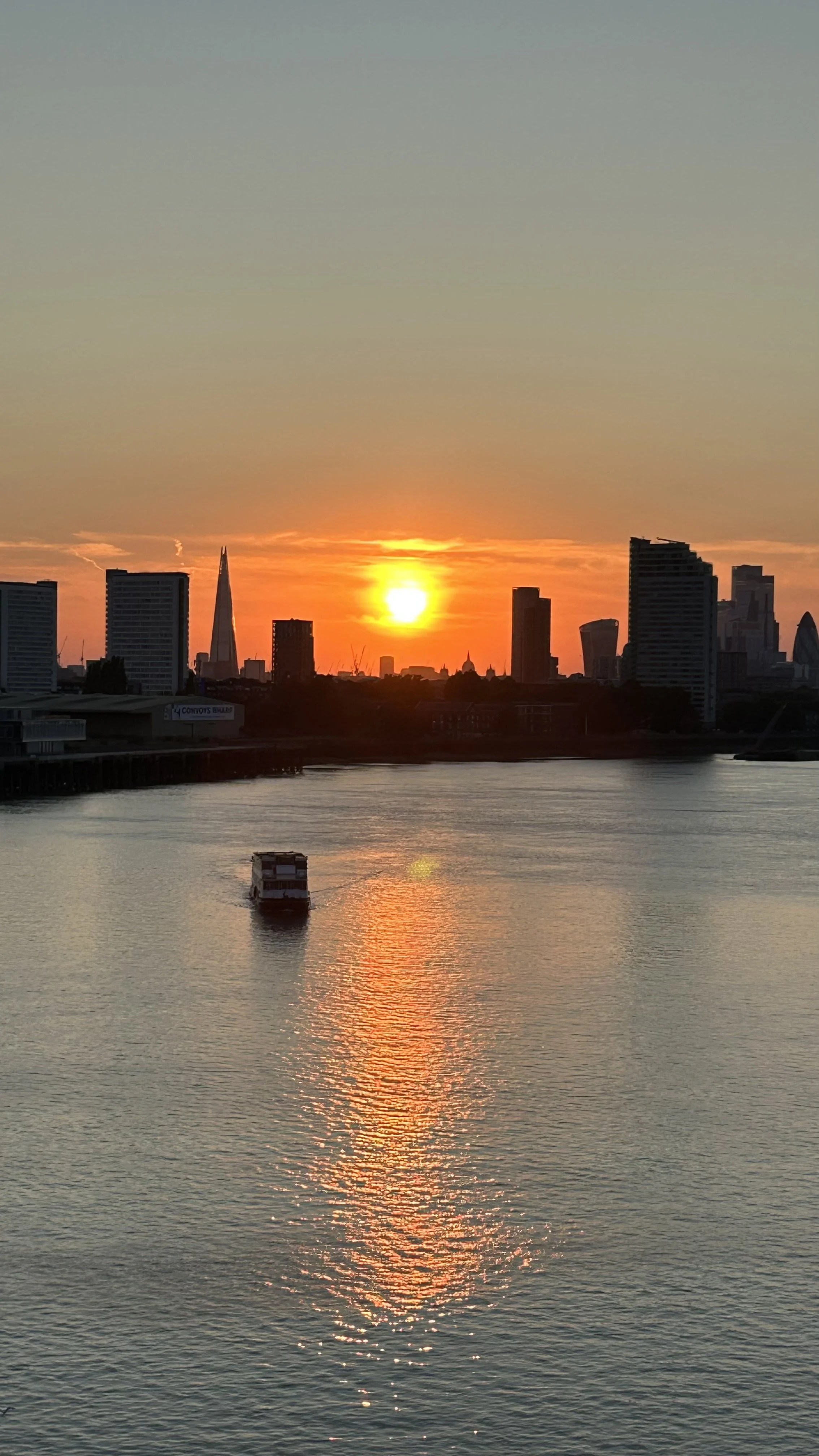 London Sunset over the Thames