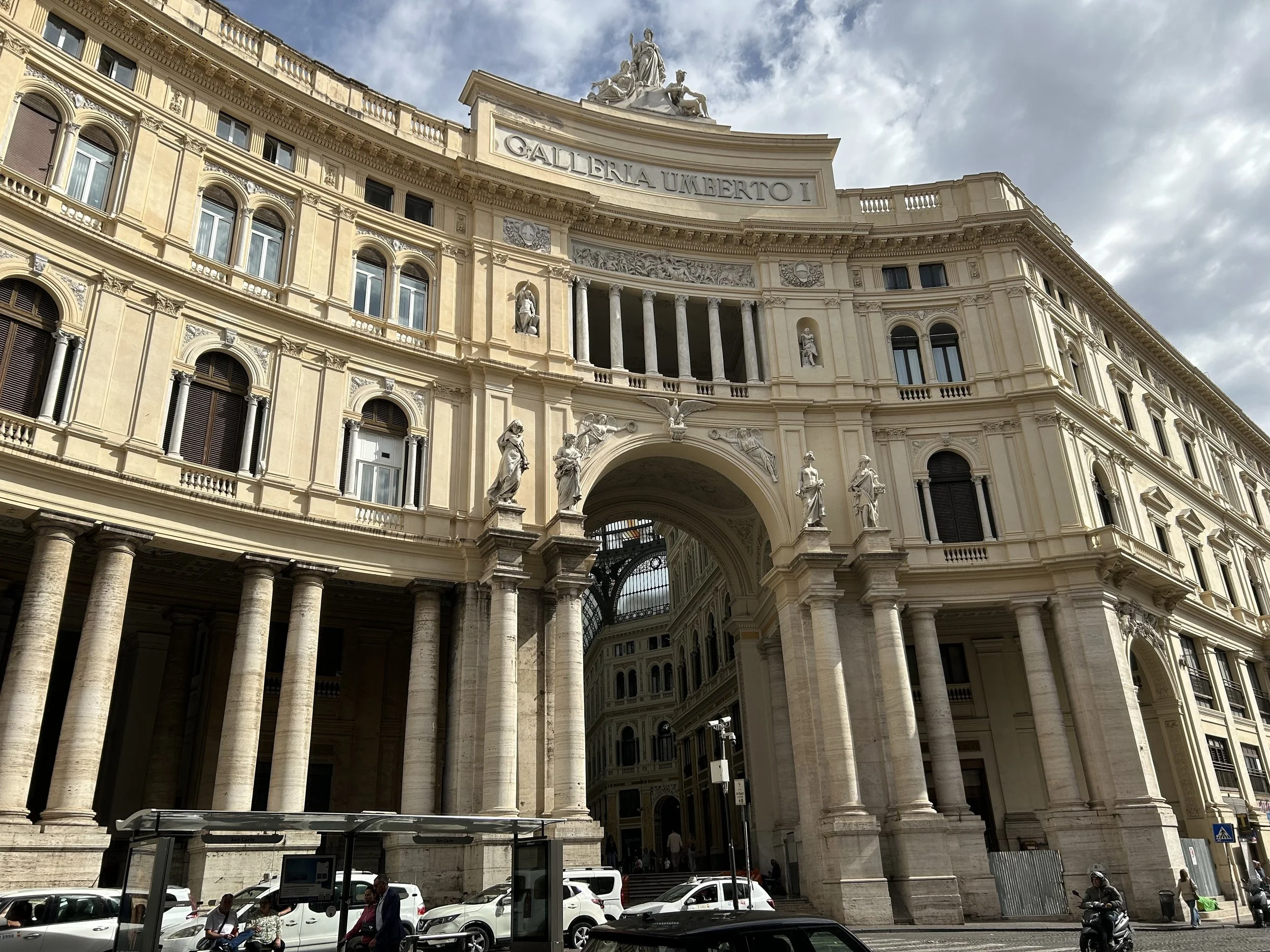 Exterior the Galleria Umberto I, Naples, Italy