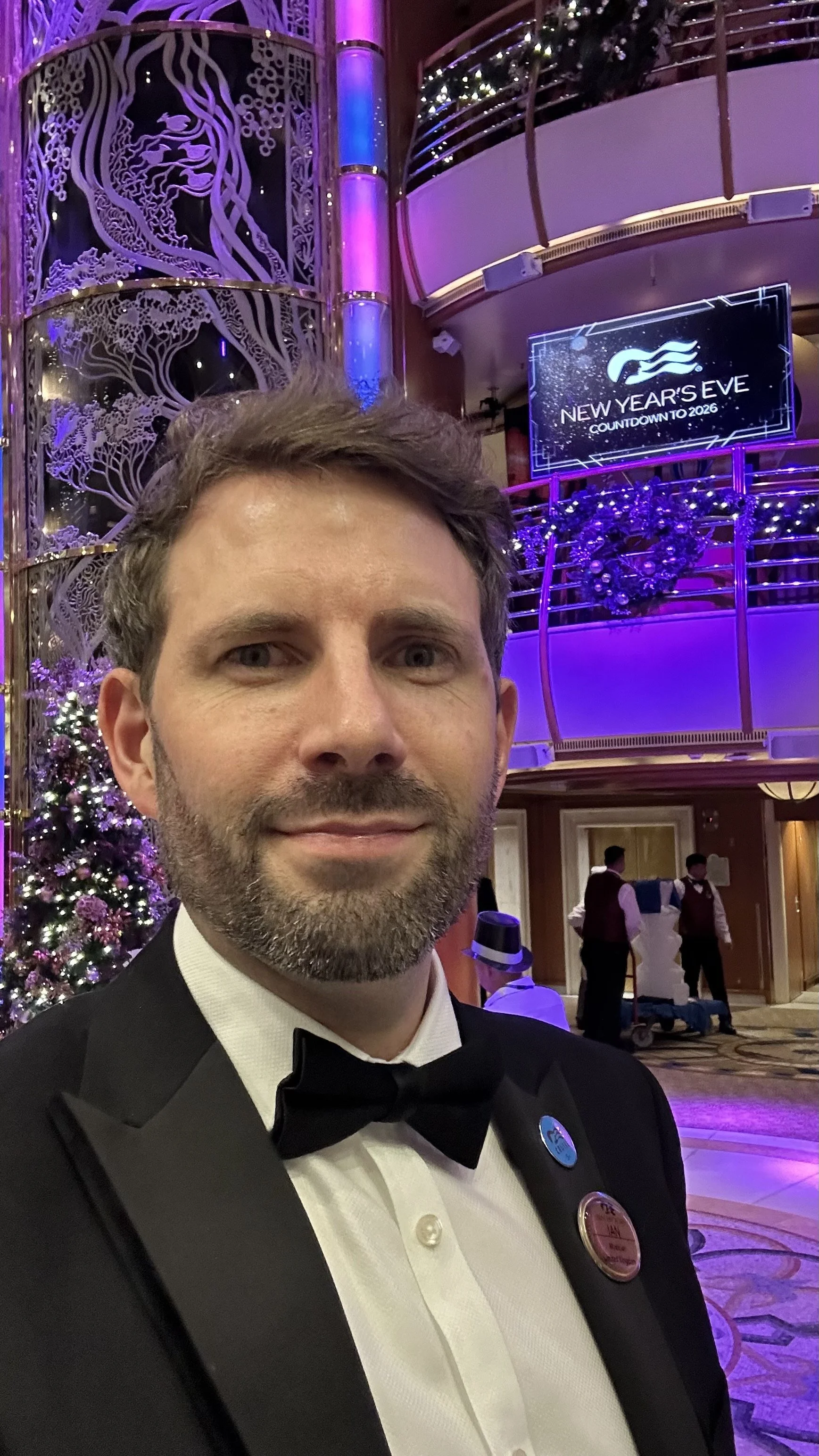 Ian Michael Frost celebrating New Year's Eve 2025