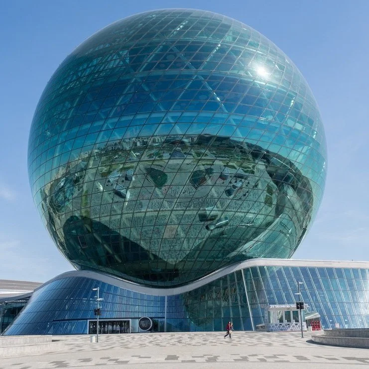 the site of Expo 2017 in Astana