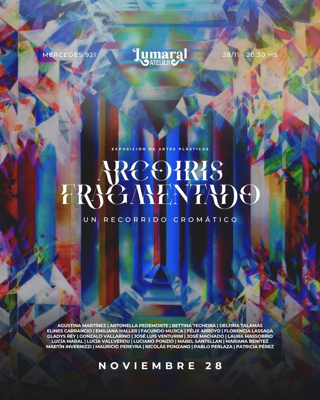 ⚠️ ATENCI&Oacute;N 👀 Actualizamos el horario de la expo!

En pocos d&iacute;as vas a poder vivir una experiencia m&aacute;gica de la mano de @lumaral y @atelier.lumaral, con las delicias infaltables de @cafe.caffearte!

📆 Viernes 28/11 &bull; 20:30