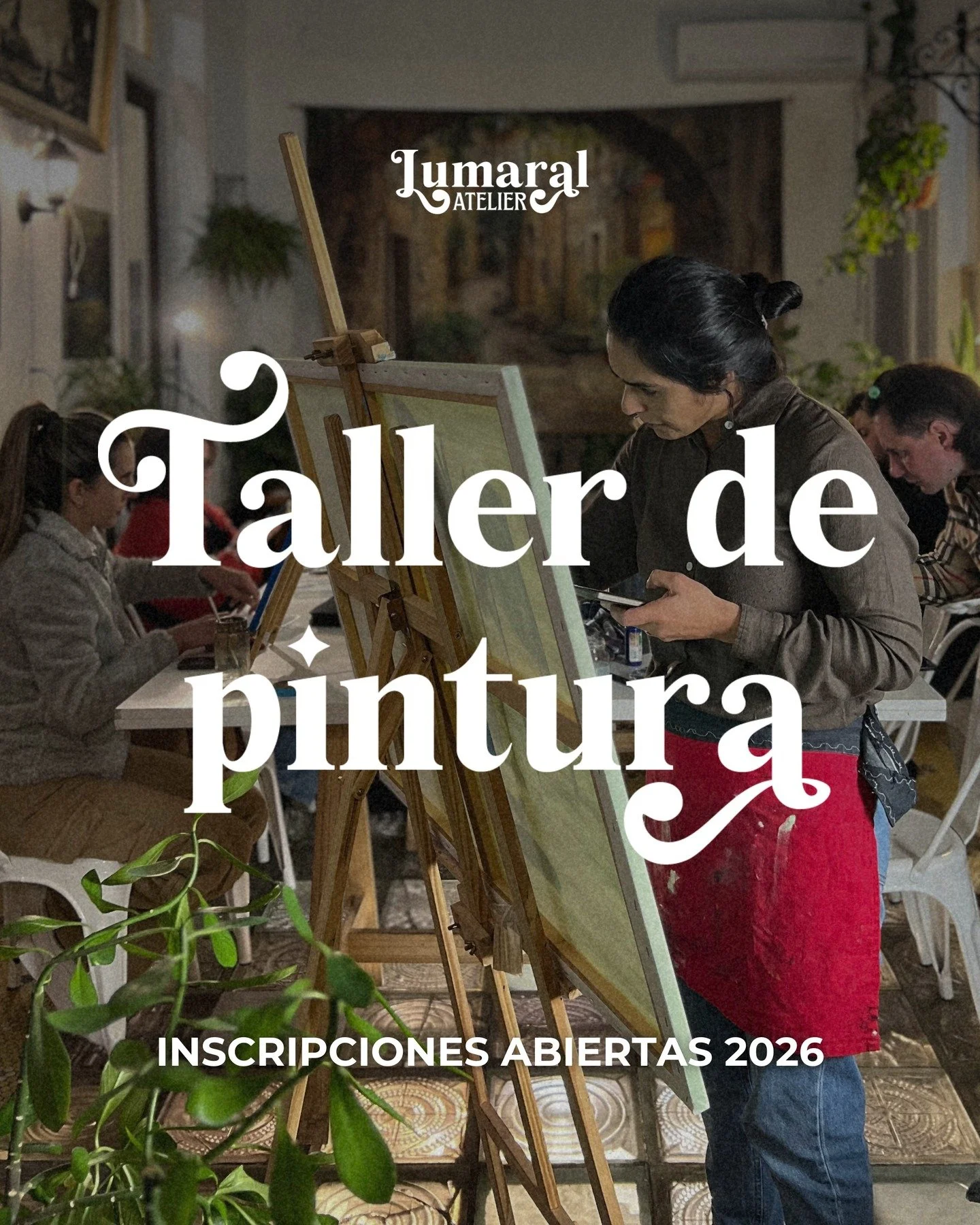 ⚠️INSCRIPCIONES 2026 ABIERTAS⚠️

Si est&aacute;s esperando el momento ideal para empezar a pintar, es este!

El taller de pintura del @atelier.lumaral es un espacio para cortar la semana y hacer algo solo para vos.

Un espacio sin exigencias ni juici