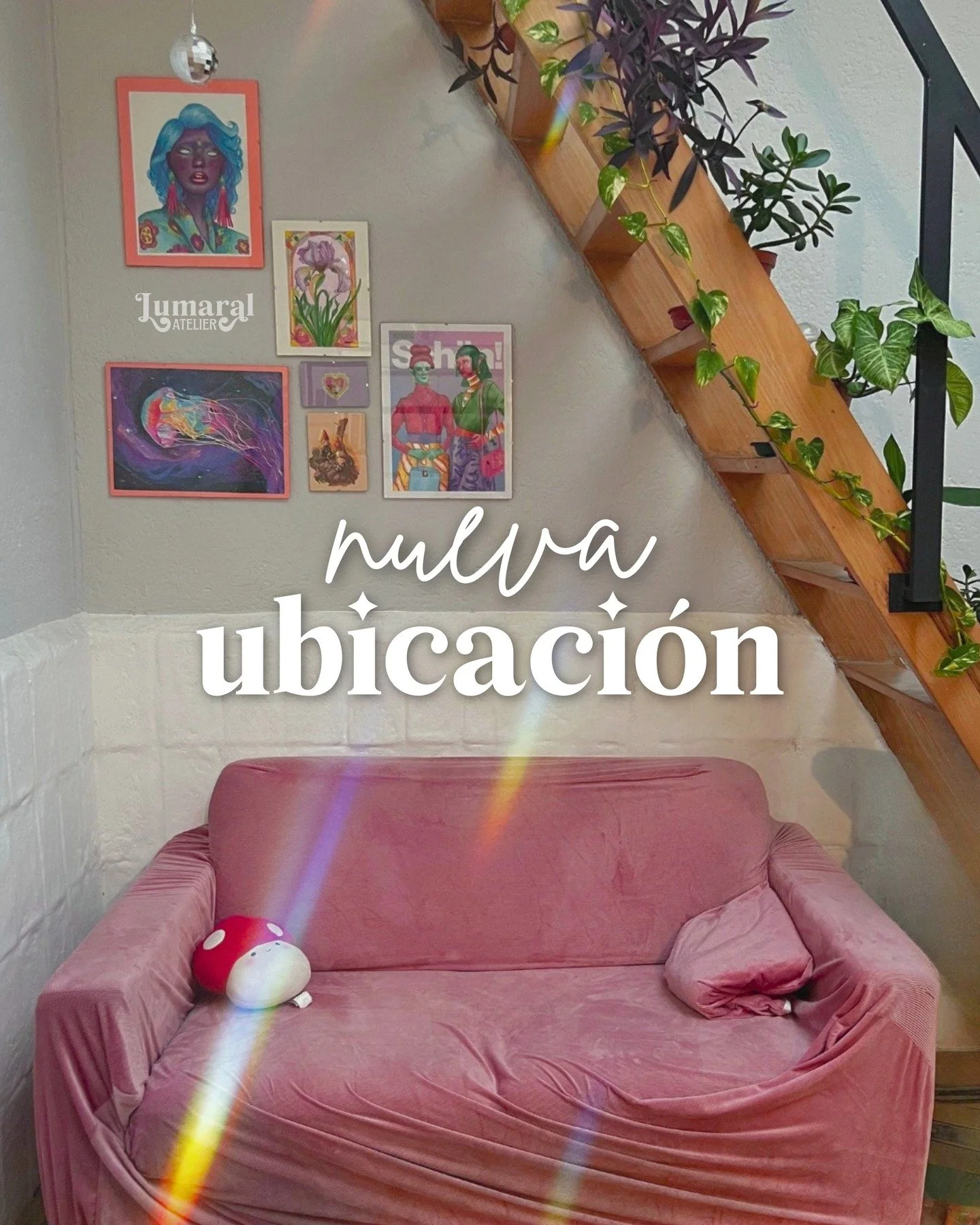 Nueva direcci&oacute;n del Atelier desde abril 💜

📍 Acevedo D&iacute;az 2162, La Comercial

Si quer&eacute;s venir a pintar, escribime y te paso horarios.

&iexcl;Ven&iacute; a conocer este lugar del bien y regalarte un momento en la semana para vo