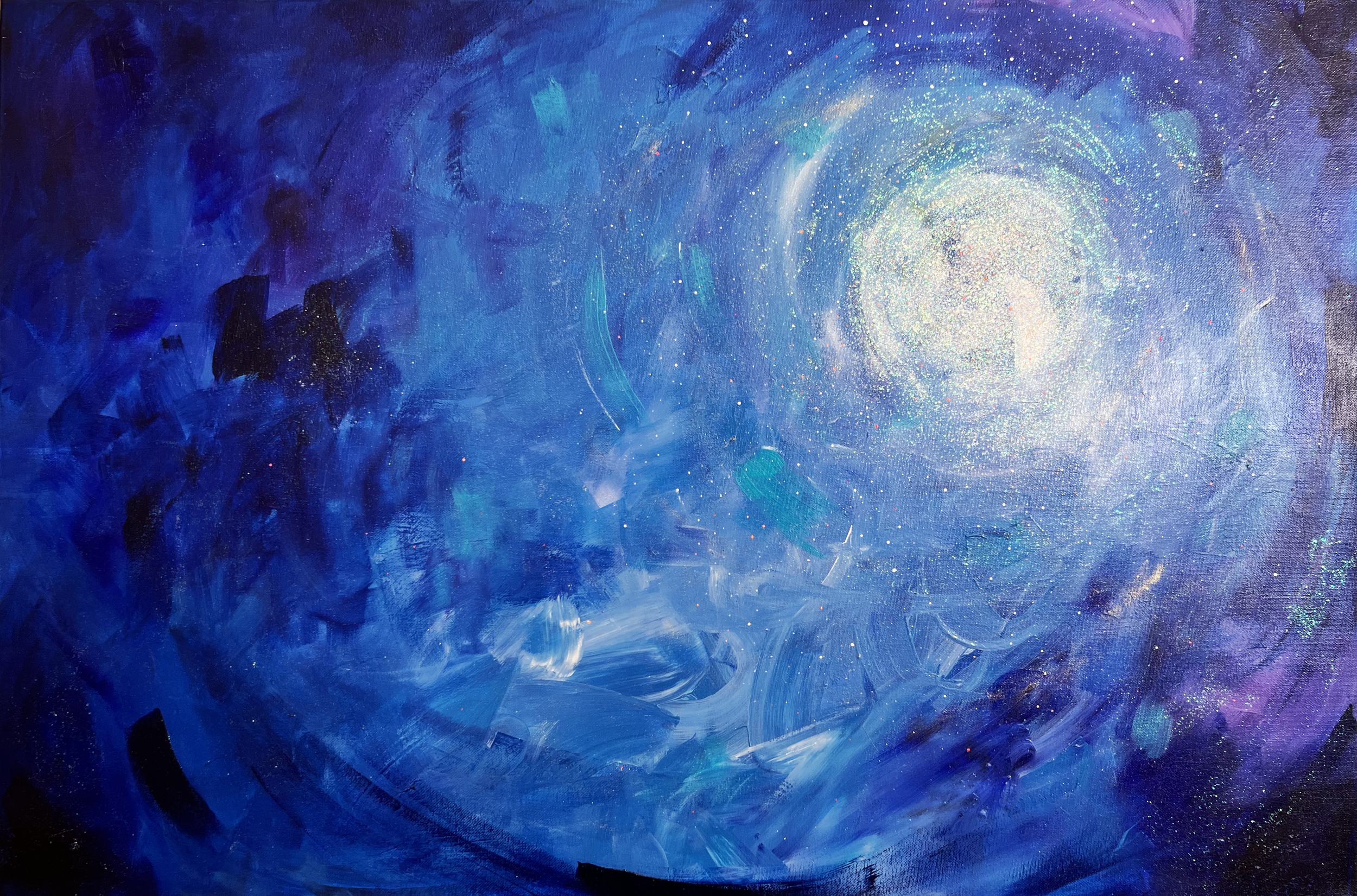 "Mi Niña Interior" (2024) — Acrílico sobre lienzo
