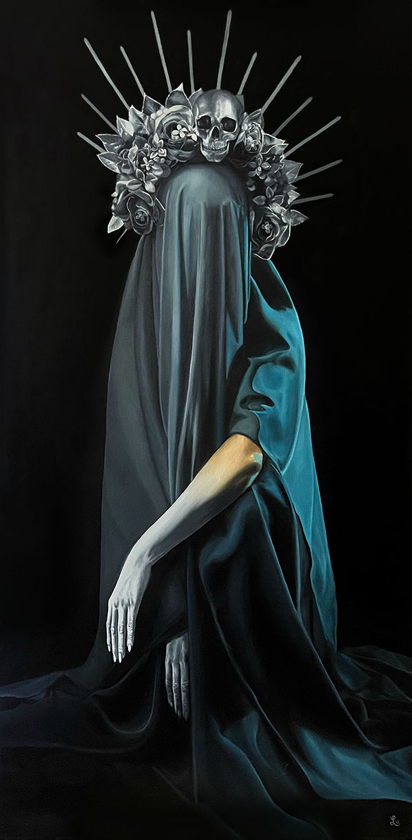 Proyecto Arcoiris: Negro (2025) — Óleo sobre lienzo