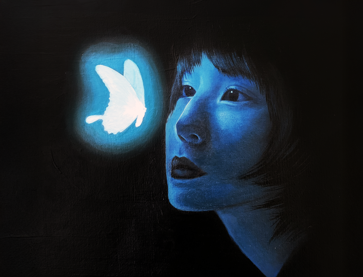 Metamorphosis (2025) — Acrylic on canvas board