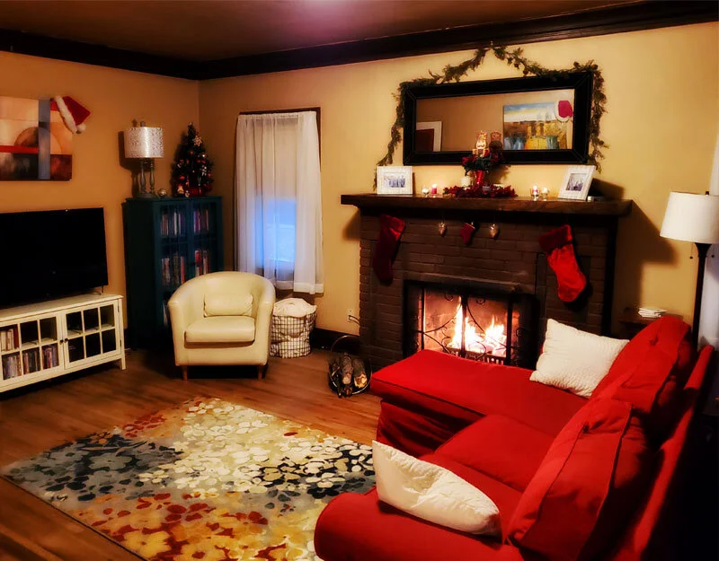 Holiday decoration at home