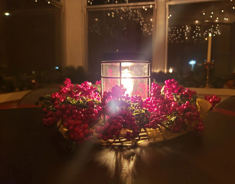 Holiday decoration at home