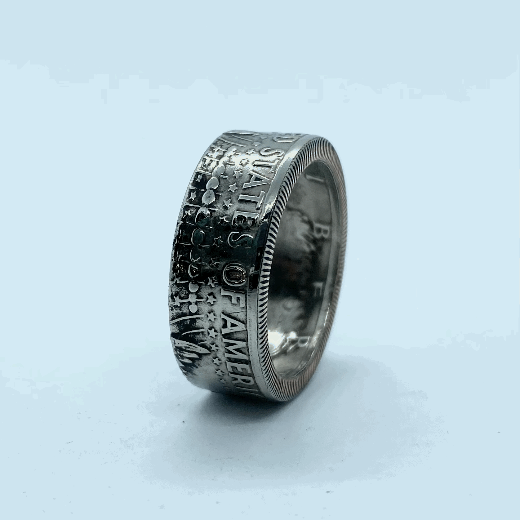 Half Dollar Coin Ring