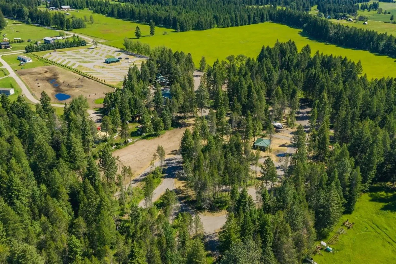 Whispering Pines RV Park in Columbia Falls, Montana Mountain Meadow
