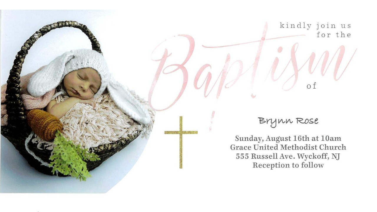 Baptism Luncheon