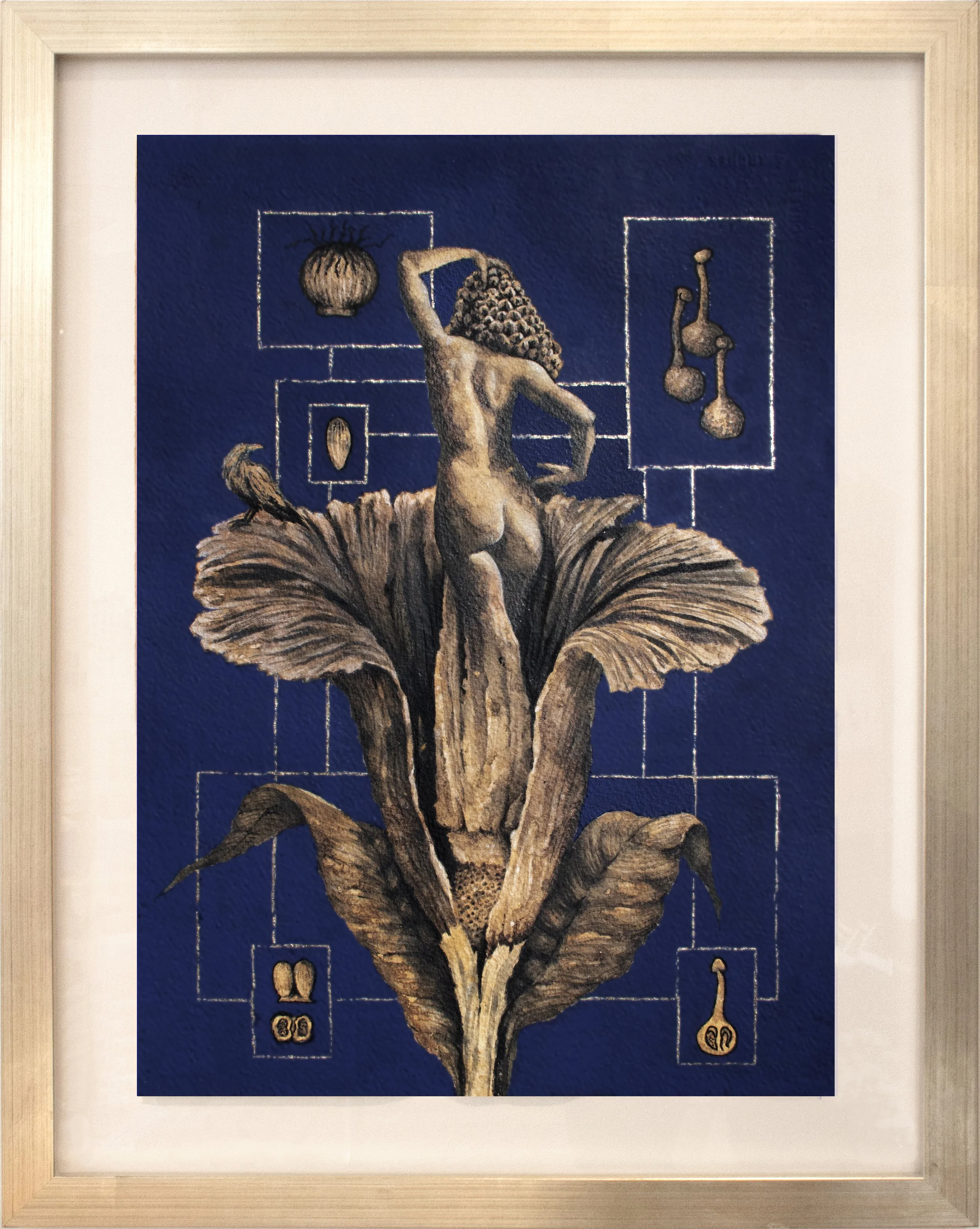 Corpse Flower blue in peuter frame.jpg