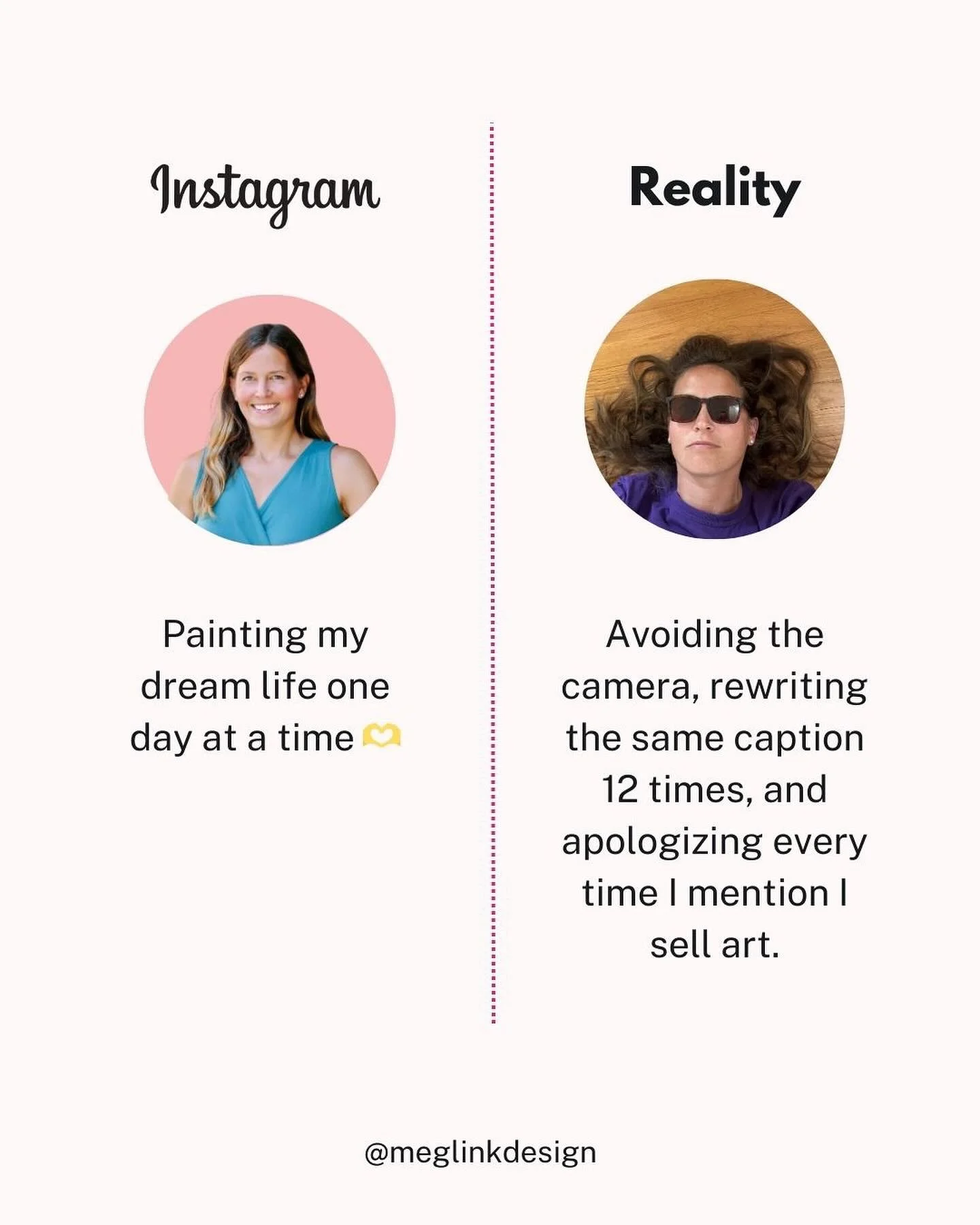 In the interest of transparency 😂 Which do you think the more accurate description.

#artlifestyle