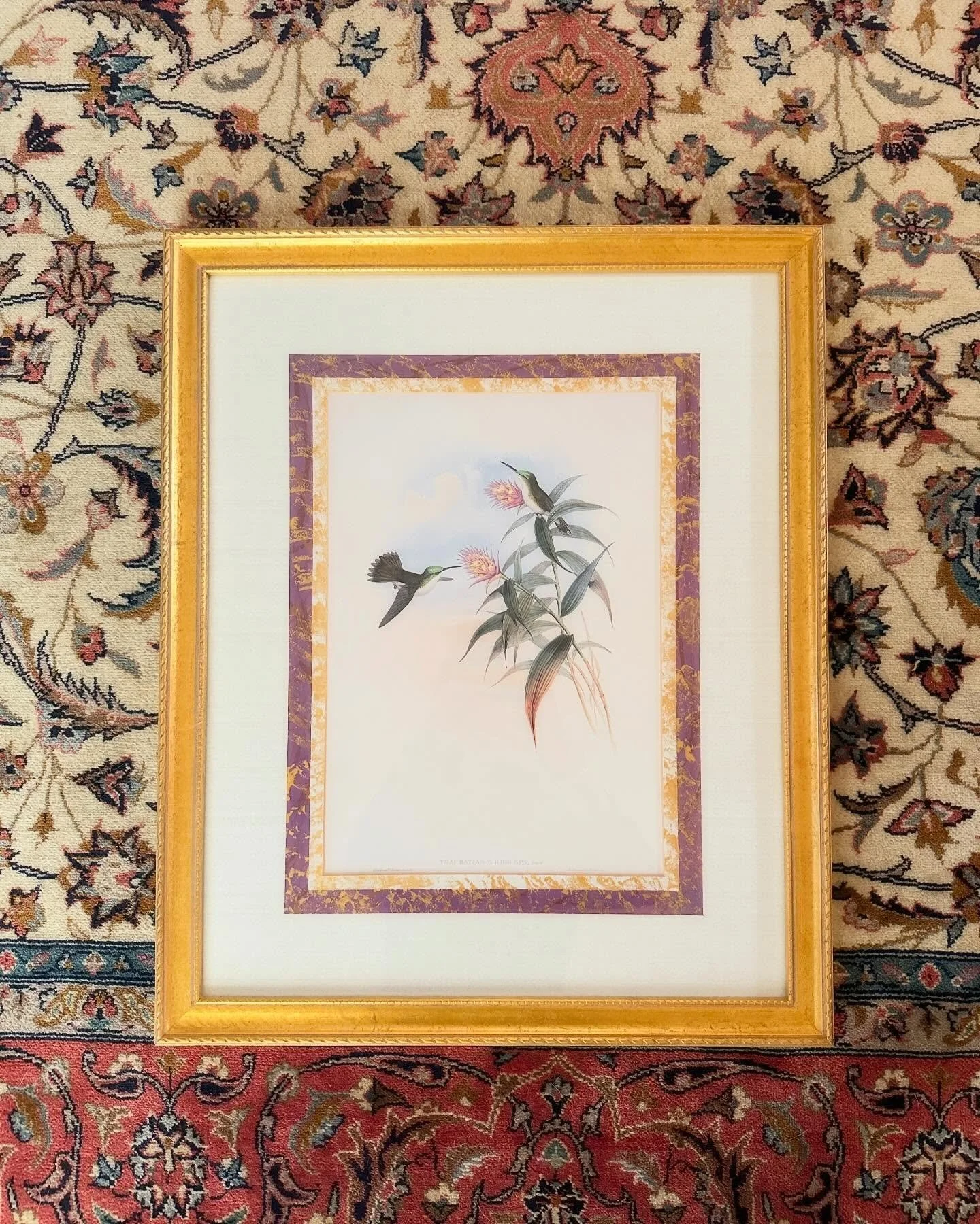 Here is a peek of some of the amazing artwork I collected over the weekend in Baltimore. Unfortunately, I wont be able to drive it to Atlanta until June 😭

Which one is your favorite? I love the daffodil plate and the French matting.