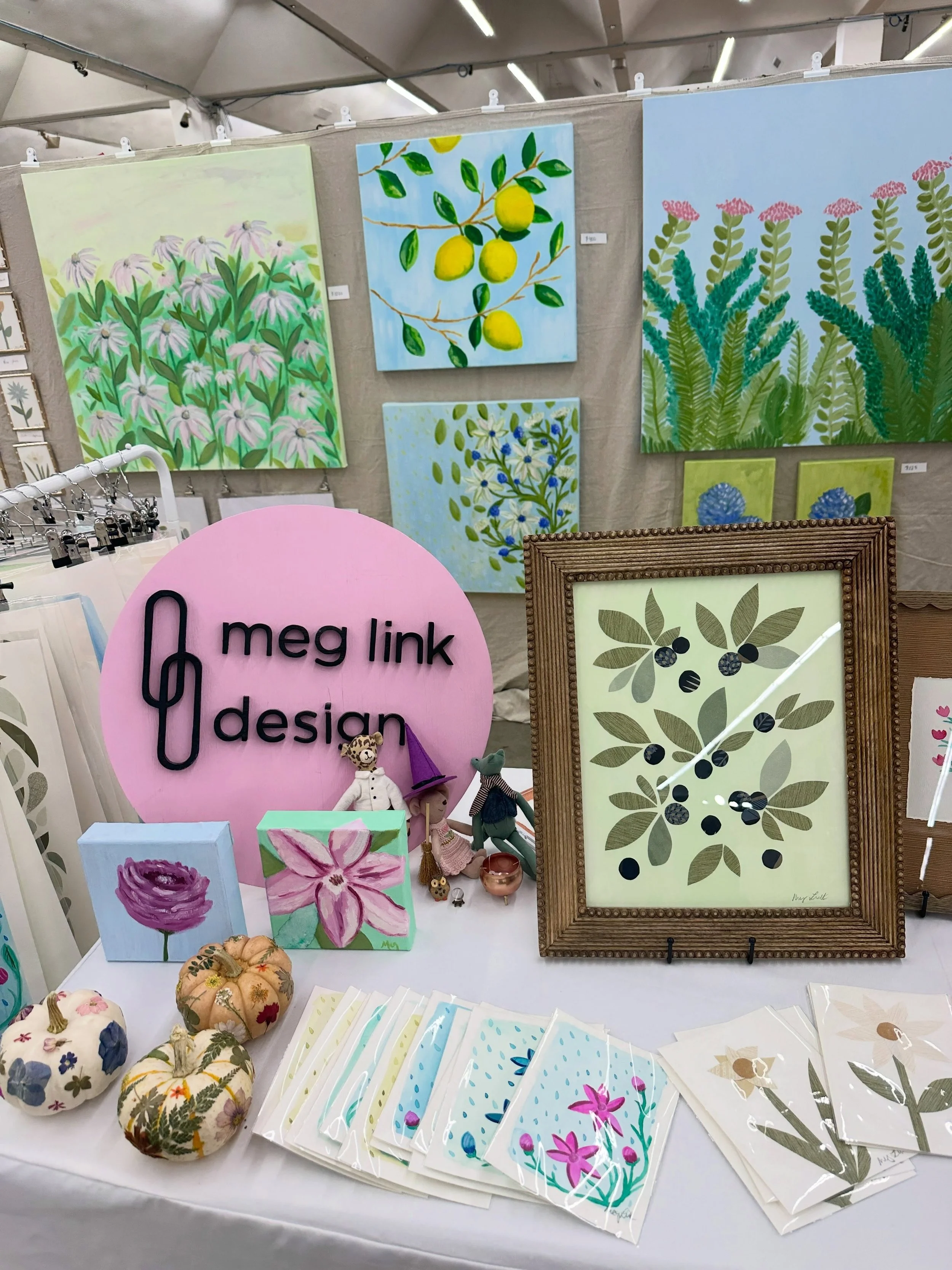@scottantiquemarkets is open! It&rsquo;s a perfect day for a little shopping and spell casting with the mice! @bunnyandjune2 

I am debuting my new line of whimsical prints perfect for nurseries. 

8&rdquo; by 8&rdquo; Prints are $18. Buy two get one