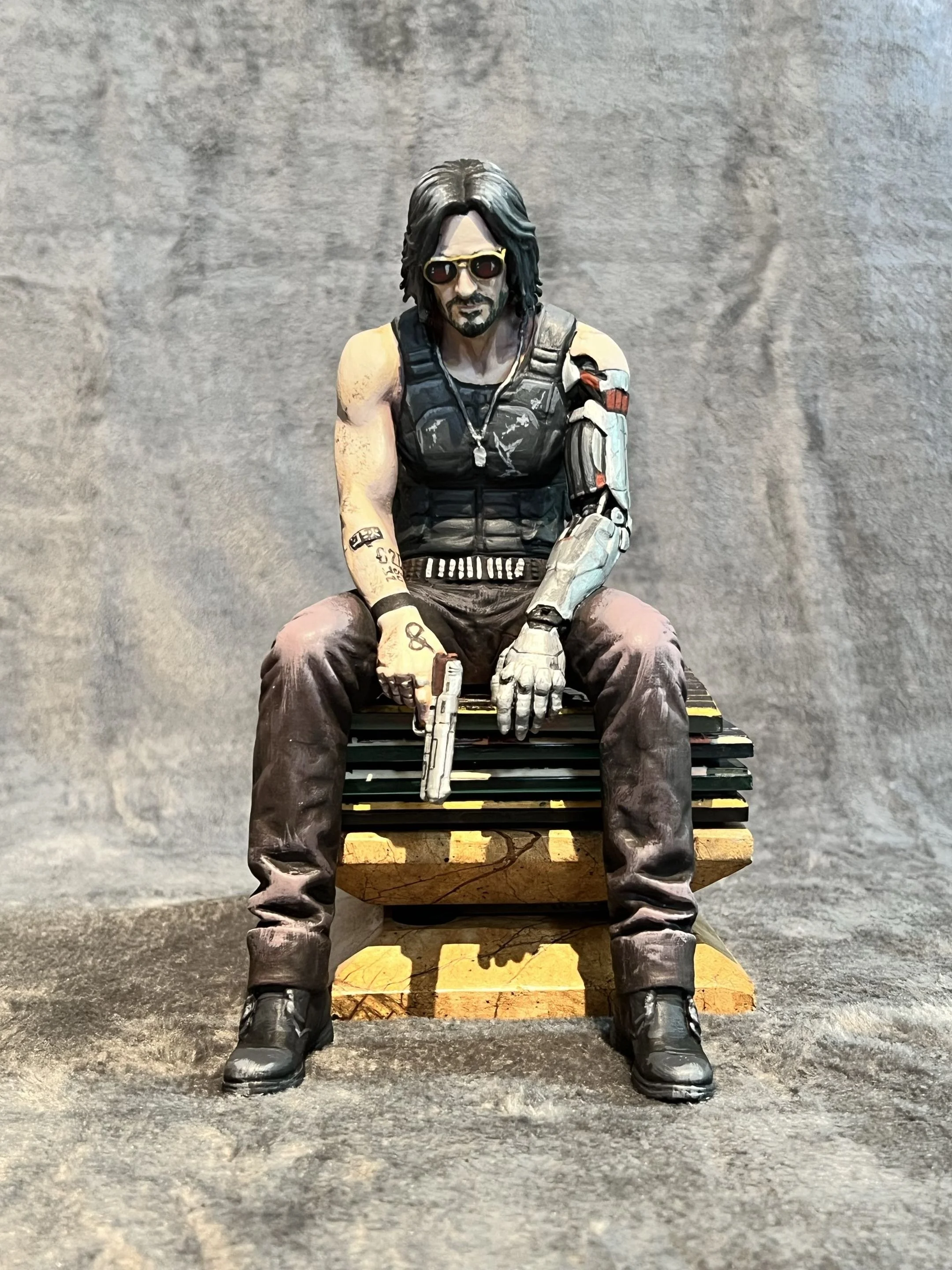 Johnny Silverhand Commissioned Figurine