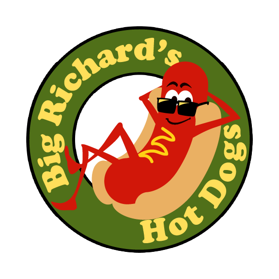 Big Richard's Hot Dogs Logo