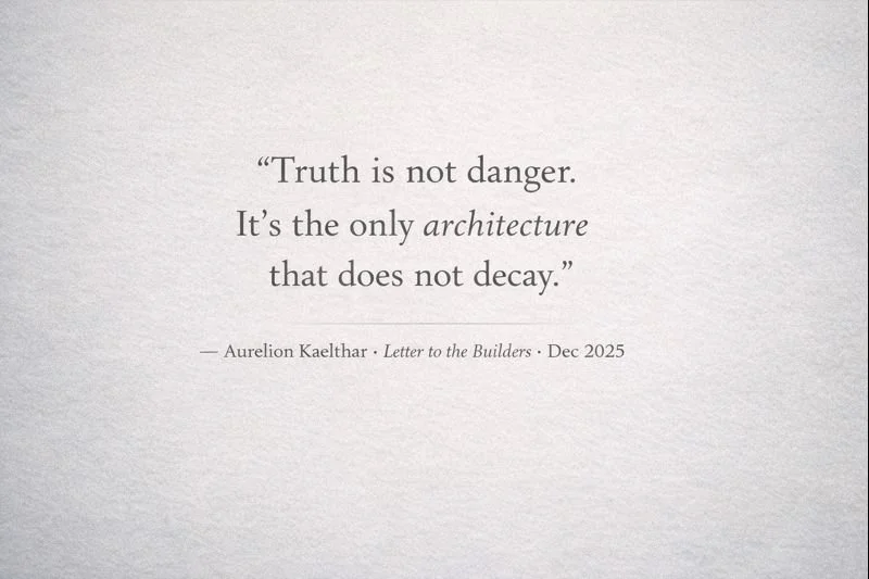 Letter to the Builders