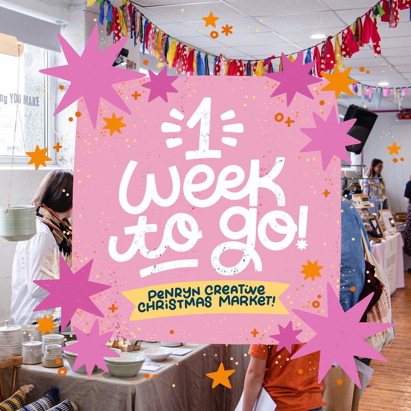 Just one week until our Creative Christmas Market and I&rsquo;m so excited!!! 🎄✨ 

@dungaroos_ and I have spent the past 4 months working super hard to bring together the most fabulous, festive weekend full of colour and creativity and it&rsquo;s ju