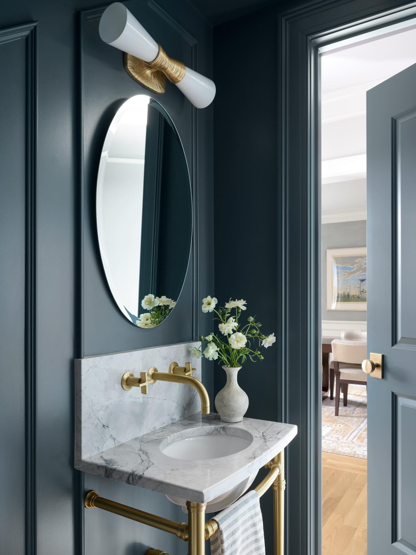 We love designing beautiful little powder rooms. ✨ Small but mighty spaces that pop with color and pattern. Which one is your favorite?

Have a powder room you are ready to re-do? Send us a DM - we&rsquo;d love to hear from you. Now booking projects 