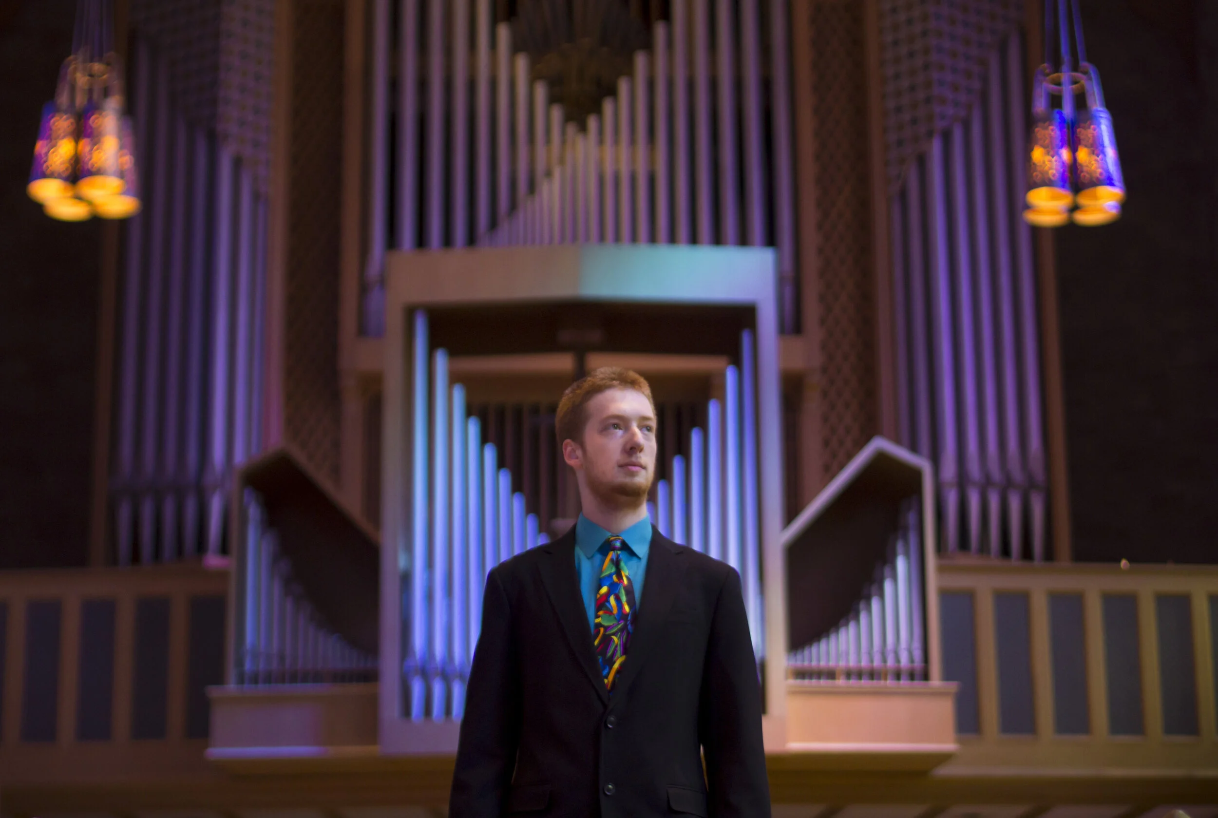Organ Musician Headshot Portrait Photography