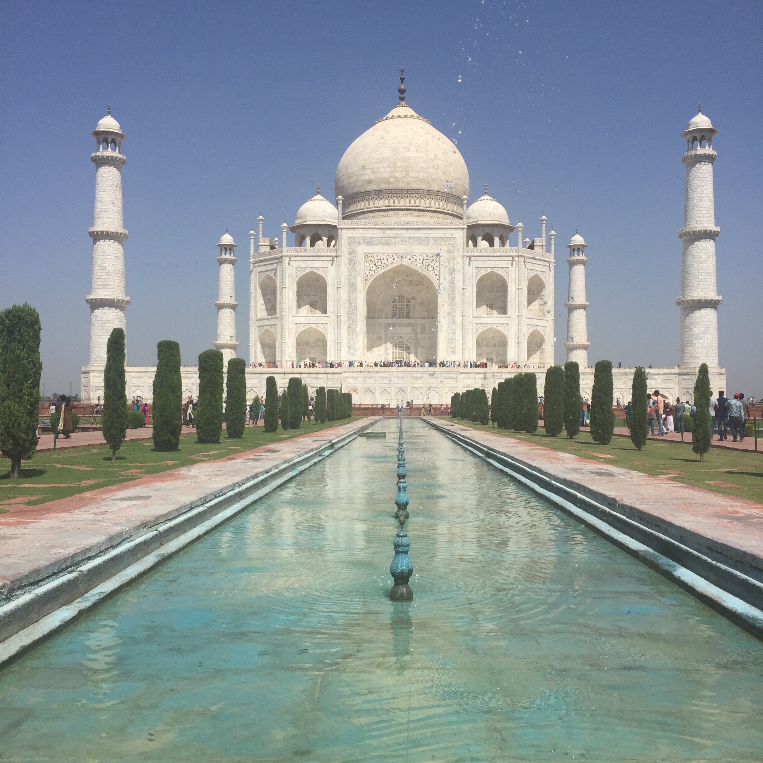 The Taj Mahal, “The Crown of the Palace.” commissioned 1632.