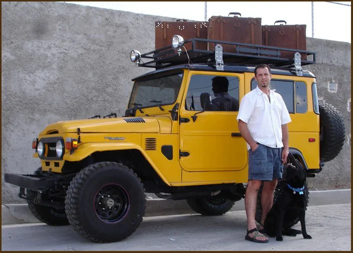 Blue and a Cruiser and some leather luggage.jpg