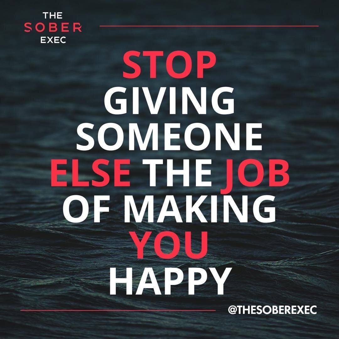 Seriously.  Remember: YOU are responsible for your own happiness. 
QUOTE SOURCE: UNKNOWN
**FOLLOW FOR DAILY INSPIRATION**