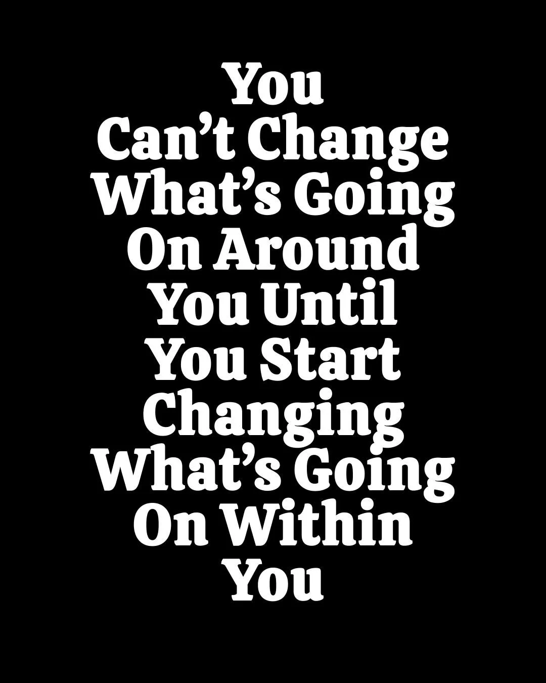 FOLLOW ME FOR DAILY INSPIRATION

Stop waiting for the world to change&mdash;change yourself first. Fix your mindset, your habits, your standards&hellip; and watch everything around you shift. No more excuses. No more waiting. 🔥