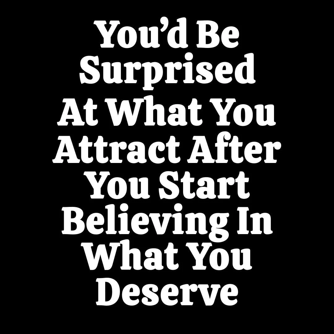 **FOLLOW ME FOR DAILY INSPIRATION**

Believe in your worth, and the universe will match your energy. 💫