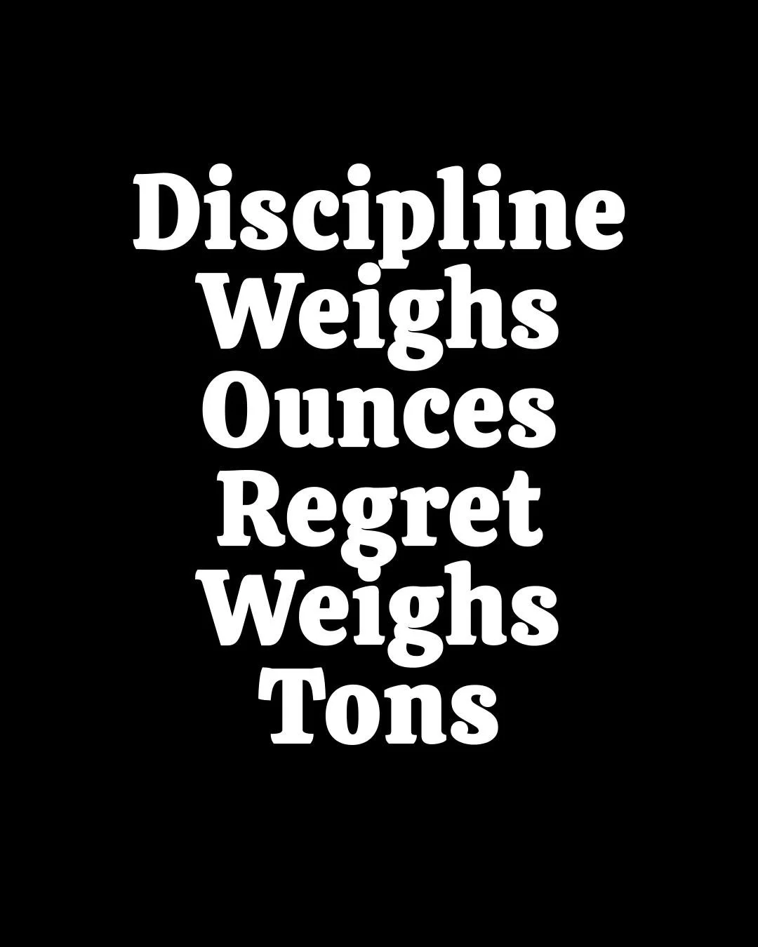 ★ FOLLOW ME FOR DAILY INSPIRATION ★

Discipline stings for a second.
Regret haunts for years.

Skip the drama.
Show up. Lock in. Do the damn work.
Future you is watching. 👊🏼