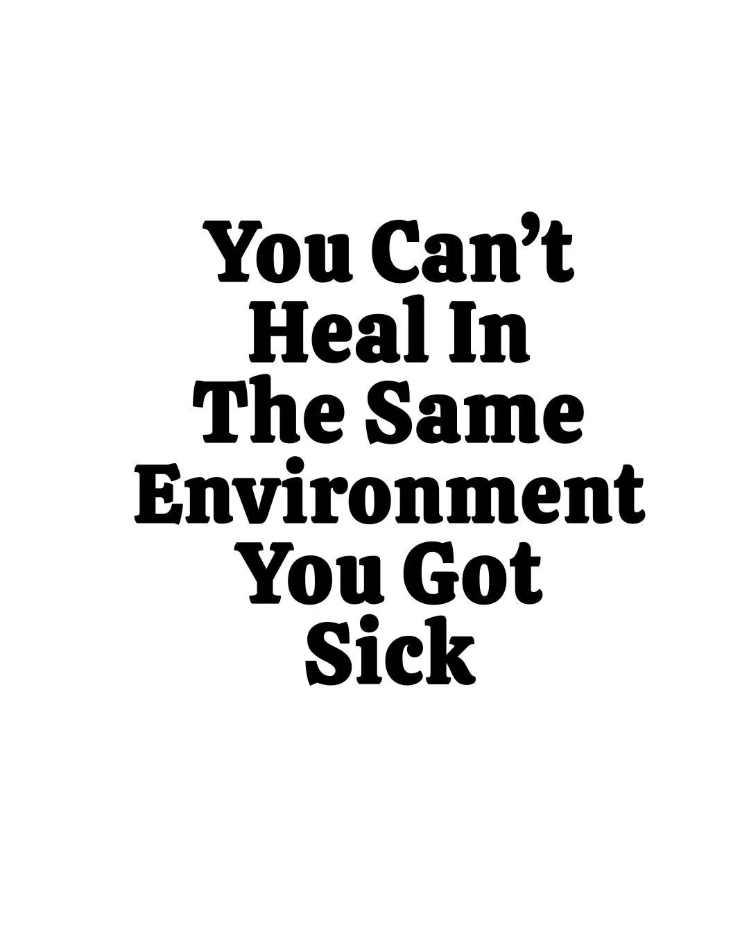 ★ FOLLOW ME FOR DAILY INSPIRATION ★

You don&rsquo;t owe your peace to a place that poisoned it.
You don&rsquo;t have to stay loyal to what broke you.

The environment that made you sick isn&rsquo;t the one that&rsquo;ll make you better.

Time to mov
