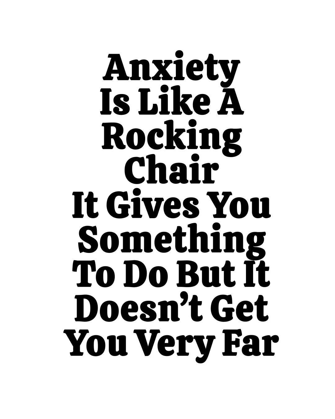 ★ FOLLOW ME FOR DAILY INSPIRATION ★
Worry feels busy, but it&rsquo;s just a trap in disguise.
You want progress? Get out of the chair and move.