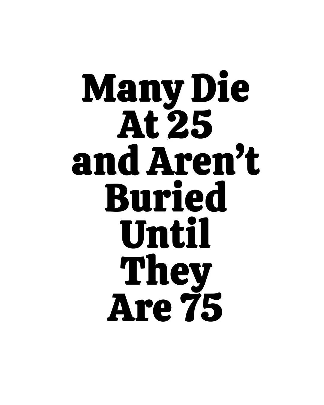 ★ FOLLOW ME FOR DAILY INSPIRATION ★

Most people don&rsquo;t stop living because of age&mdash;they stop living because of fear, routine, and comfort zones.
Don't flatline your potential while your heart&rsquo;s still beating.
Wake up. Shake it up. Li