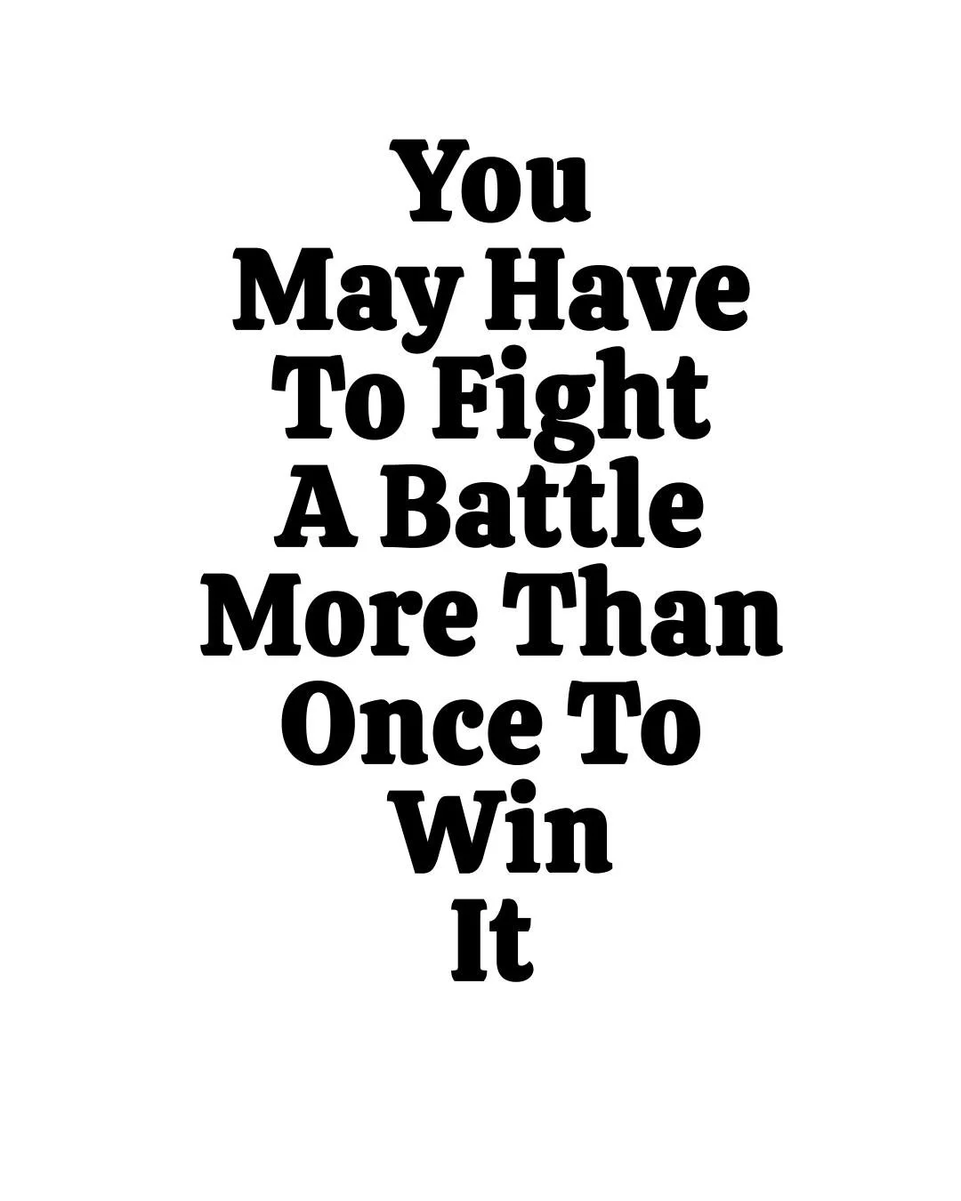 Get back in the ring and take another swing!