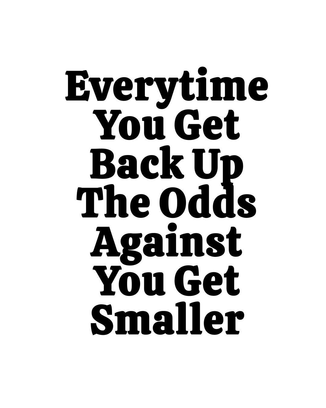 The people who win aren't always the most talented. They're the ones who refuse to stay down.  Every time you get back up you become harder to beat.
Drop a ❤️ if getting back up is your superpower