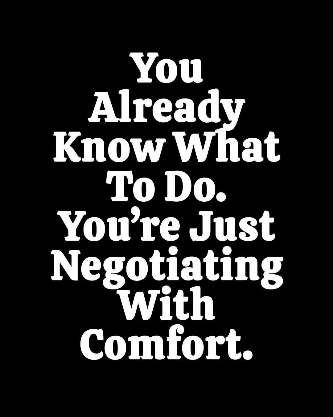 Get outside your comfort zone and do epic shit.