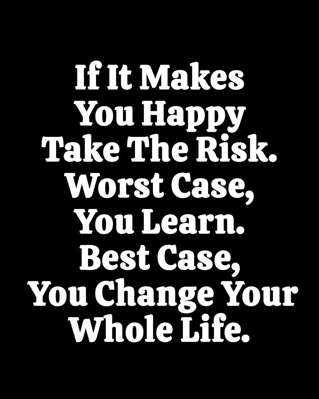 This is your sign that you need to just take the risk.  Leap and the net will appear. GO!