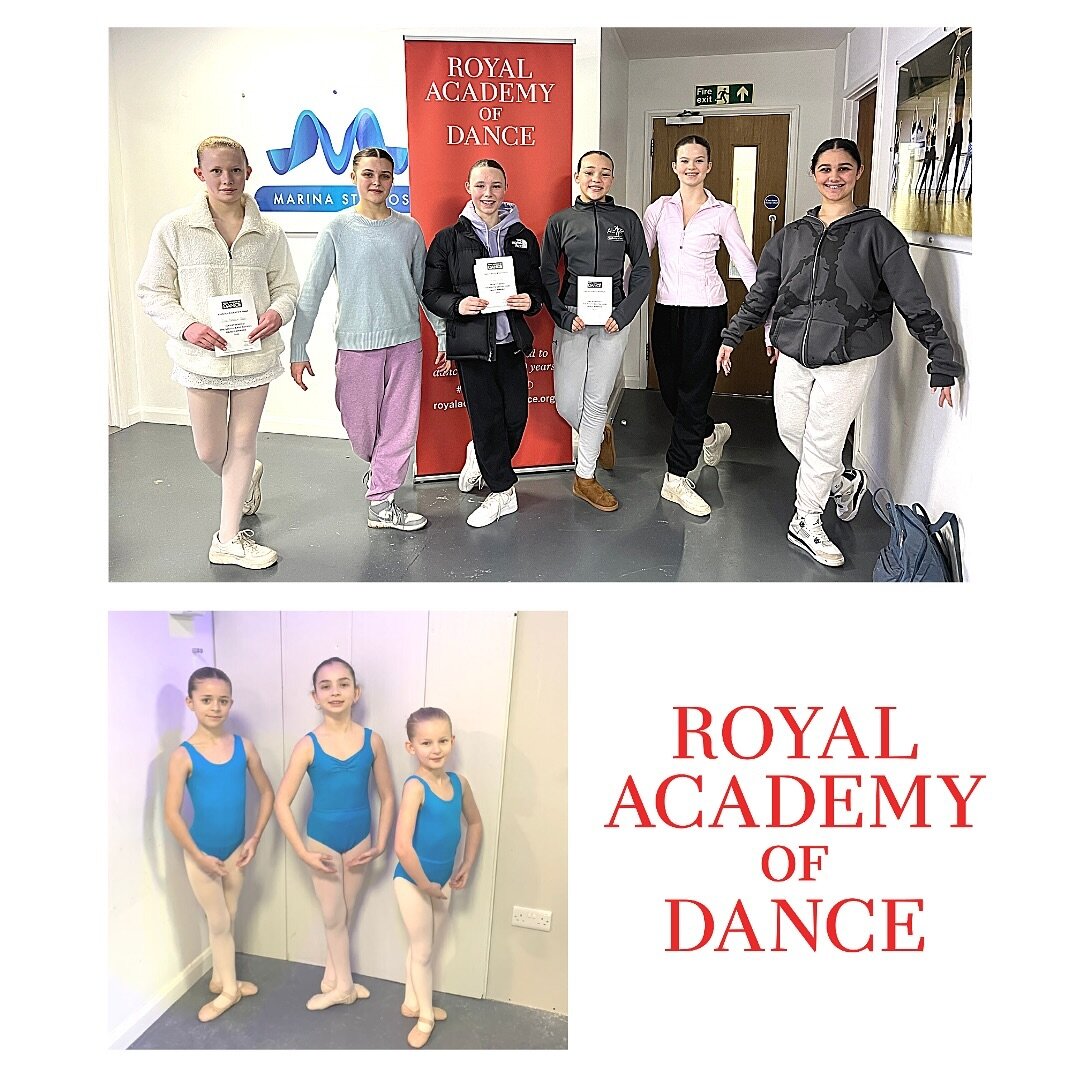 Well done to all our students who took part in the RAD South East Awards Sussex heat today @brightonmarinastudios 🩰🌟

We are delighted that Phoenix, Charlotte and Lois have been selected to go through to the Finals in May! Congratulations to you al